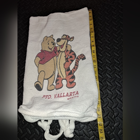 Winnie-the-pooh & Tigger Mexico vacation towel bag / backpack - Picture 7 of 8